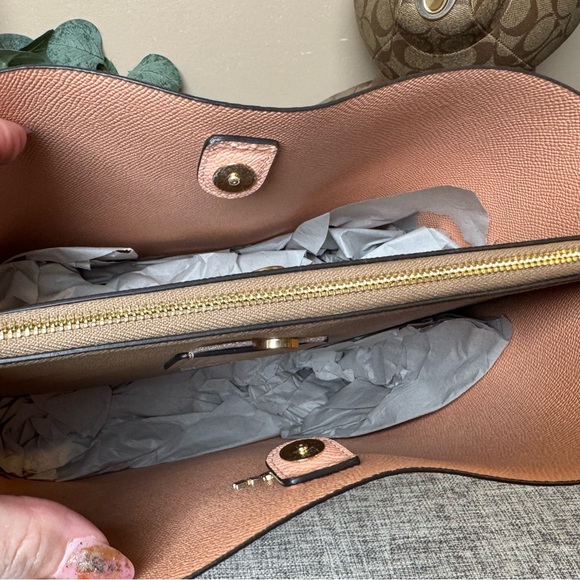 $259 COACH MOLLIE BUCKET BAG KHAKI  In Signature Canvas - Picture 8 of 8